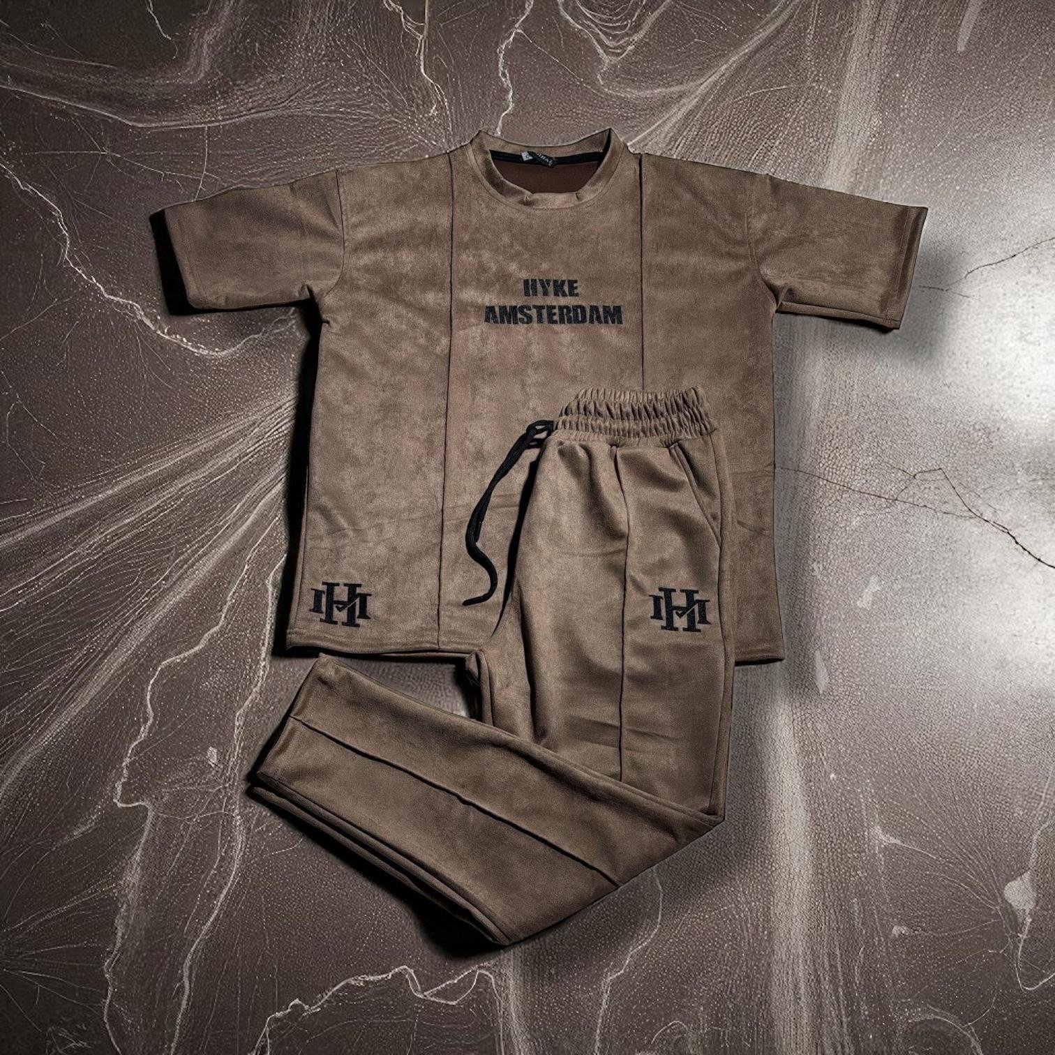 Beige tracksuits