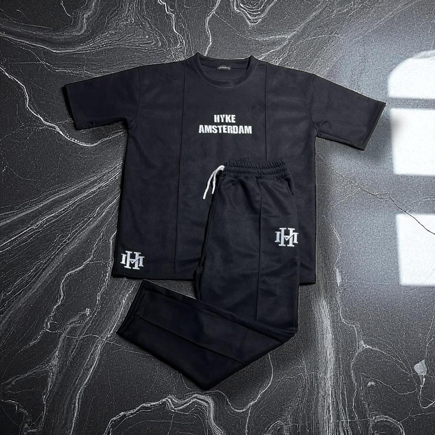 Black tracksuits
