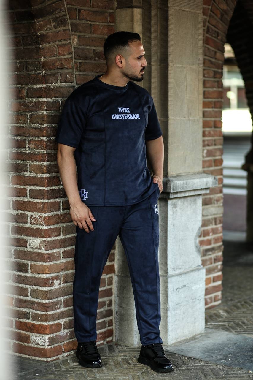 Dark Blue tracksuits back