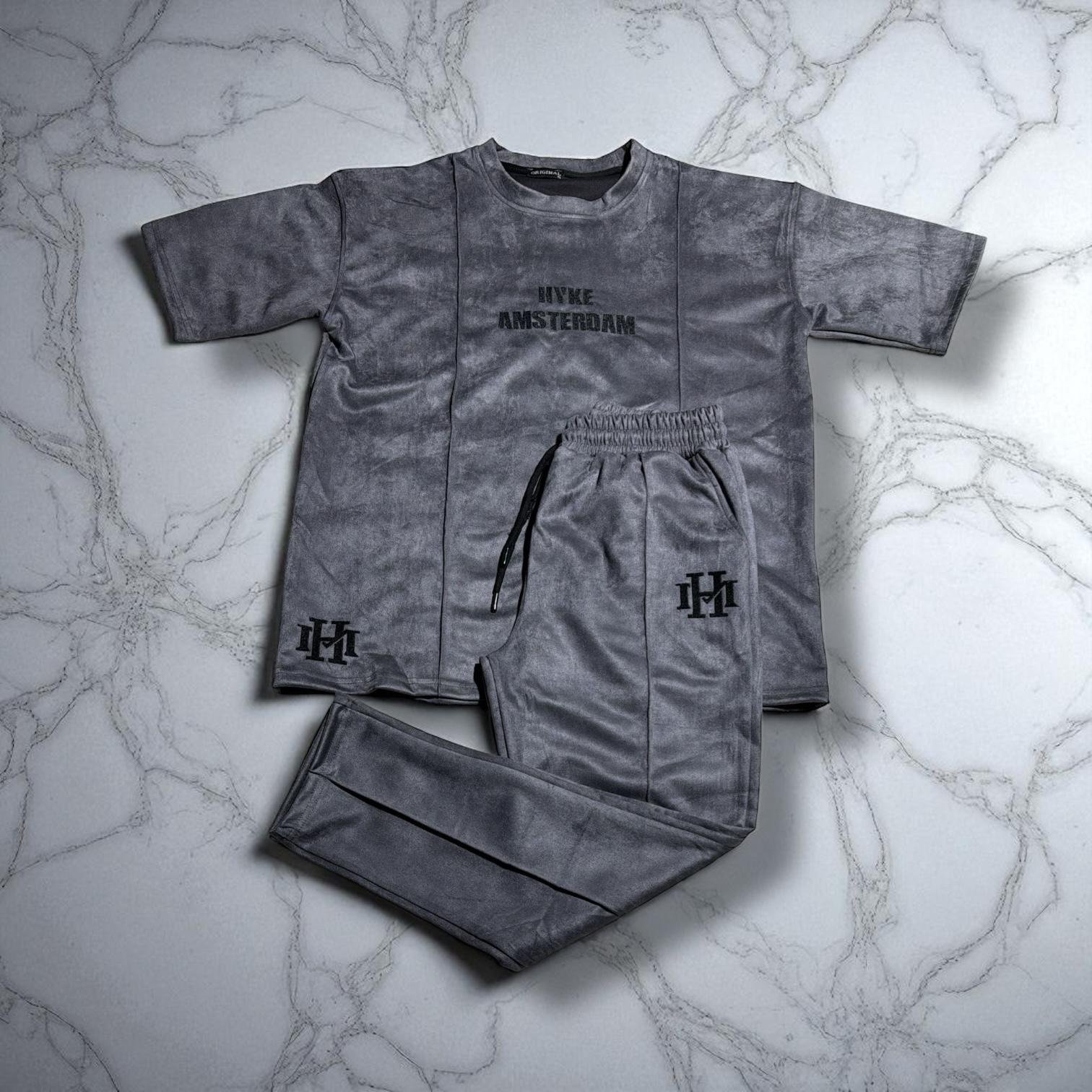 Silver tracksuits