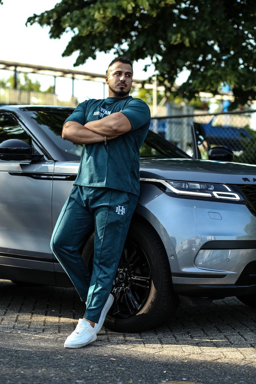 HYKE Amsterdam - Luxury Velvet Tracksuit – View 3